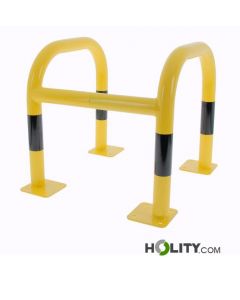 Protection-monoface-en-acier-galvanisé-et-peint-en-noir-et-jaune-h972-64