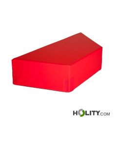 Demi-hexagone-en-mousse-de-couleur-rouge-h999-28