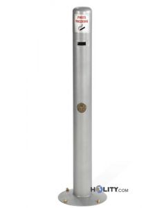 Cendrier colonne en métal h14044 