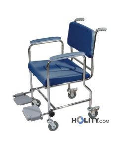 Chaise-percée-Termigea-en-acier-chromé-h23027