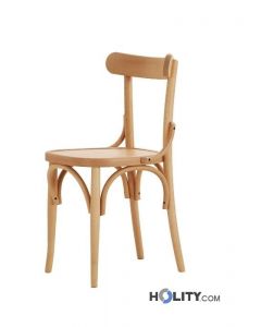 Chaise bistrot en bois de design h20905
