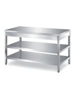 table-inox-avec-2-étagères-h31414