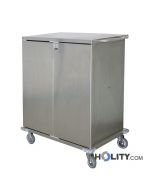 chariot-hospitalier-avec-récipient-pour-linge-h5523