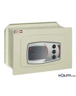 Cassaforte a muro a chiave e a combinazione meccanica h0305