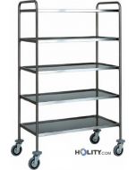 chariot-de-service-en-acier-inox-5-plateaux-h09144