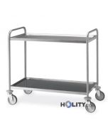 chariot-alimentaire-acier-soudé-2-étages-en-acier-h2238