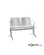 Panca sala d'attesa a 2 posti h1038_03