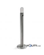 Cendrier en acier h10980 inox