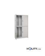 Armoire-à-Vestiaires-galvanisée-Sale-Propre-h11157