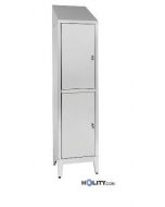 Armoire-vestiaires-en-acier-inoxydable-sale-Propre-2places-h11163