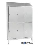 Casiers-vestiaires-sale-propre-en-acier-inoxydable-6-places
