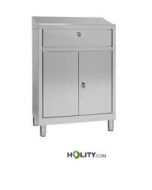 Armoire-pupitre-datelier-en-acier-inox-AISI-304-2-portes-avec-tiroir-h111_124