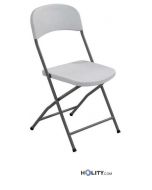 chaise-pliante-en-polyéthylène-et-acier-h12211