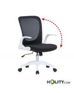 chaise-opérationnel-pliable-accoudoirs-blancs-h122-86