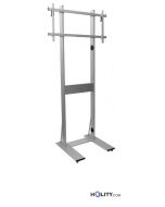 Maxi-borne-porte-TV-en-aluminium-sur-pieds-h12522