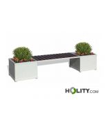 banc-avec-jardinière-en-métal-pour-mobilier-urbain-h140180