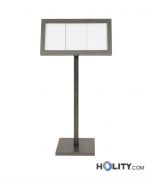 Tableau d'affichage LED 3A4 en acier revêtu h14812 