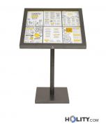 Tableau d'affichage LED 6A4 en acier revêtu h14813