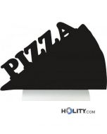 Tableau de table en aluminium pizza h14878