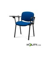 chaise-rembourrée-avec-accoudoirs-et-tablette-h16339