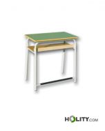 table-d'écolier-en-bois-h172-62
