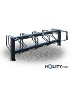 Ratelier-à-vélos-vertical-tourniquet-anthracite-double face-h28748