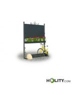 Râtelier-à-vélos-avec-panneau-d'affichage-et-jardinière-h287_275