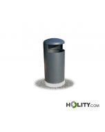 poubelle-en-acier-avec-base-en-béton-h287-298
