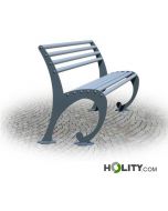 banc-pour-aménagement-urbain-en-acier-galvanisé-h287-316