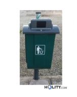 corbeille-pour-déchets-avec-cendrier-h32638
