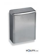 Poubelle de salle de bain  6 lt en acier inox h4041