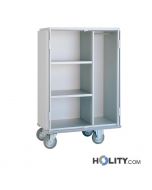 chariot-armoire-porte-linge-pour-hôpitaux-h410-28