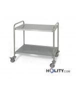 Chariot-de-service-en-acier-chromé-h41884