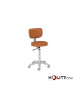 tabouret-pour-cabinet-médical-avec-dossier-h448-91