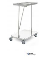 Chariot-en-acier-inoxydable-2-places-roues-antistatiques-h492_33