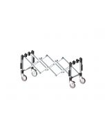 Chariot de cercueil à roues h687_89