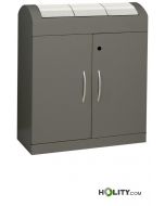 Poubelle de recyclage -3-x-45L-h719-21