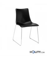 Chaise design rembouree pietement a luge-h74190