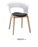 Chaise design avec coussin h74195