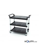 Chariot de service avec 3 plateaux h83334