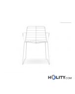 Chaise d'accueil blanche h865_21