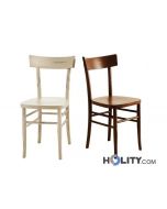 Chaise shabby chic en bois h20904