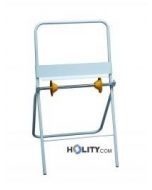 porte-rouleau-au-sol-en-acier-h2033