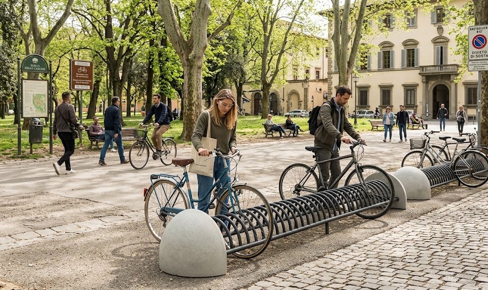 Dimensions des râteliers à vélos : mesures minimales et encombrements à connaître