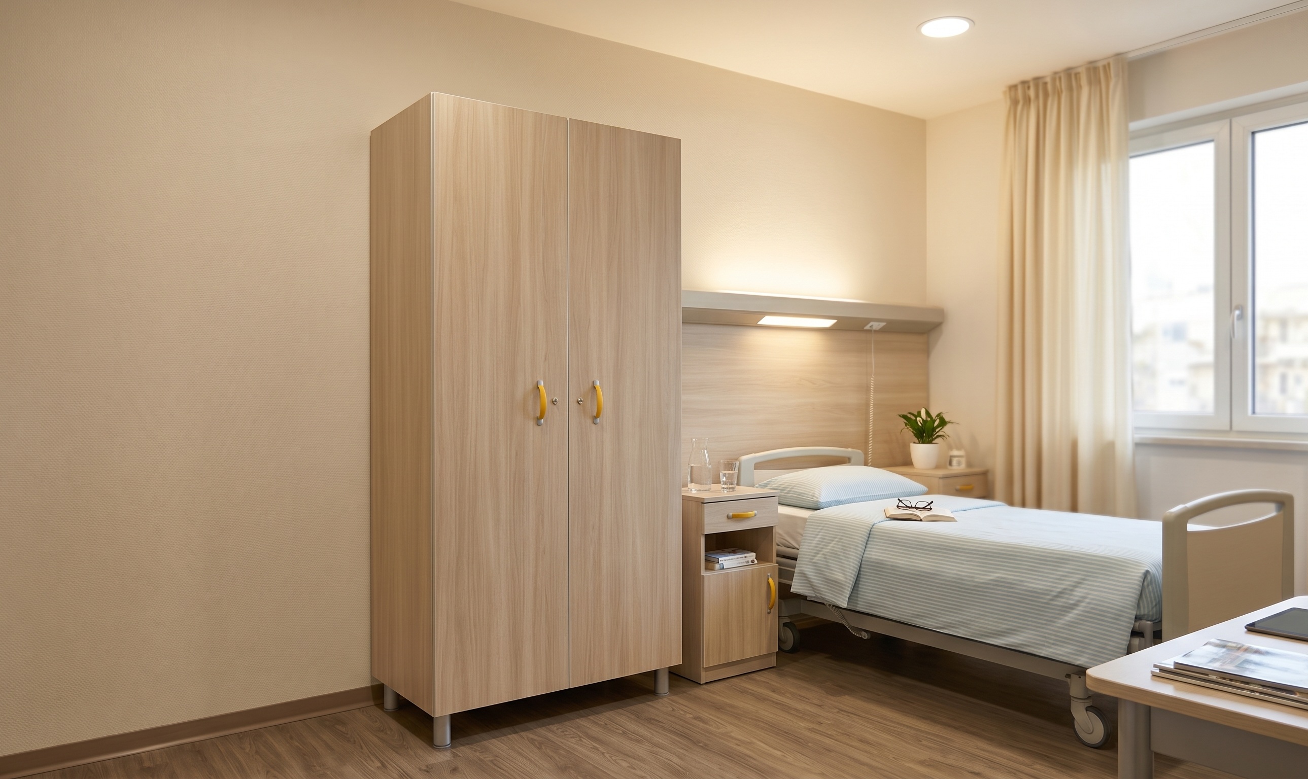 Armoires pour chambres d'hôpital : comment choisir le modèle adapté ?