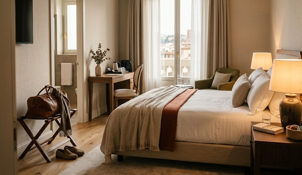 Comment aménager une chambre d'hôtel moderne et fonctionnelle