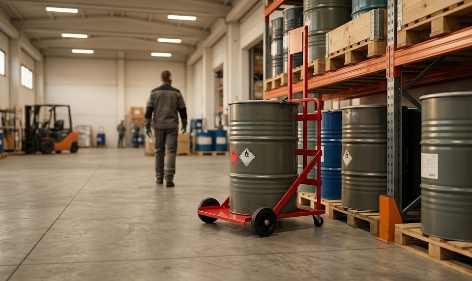 Chariots de manutention de fûts : Guide complet pour une utilisation industrielle