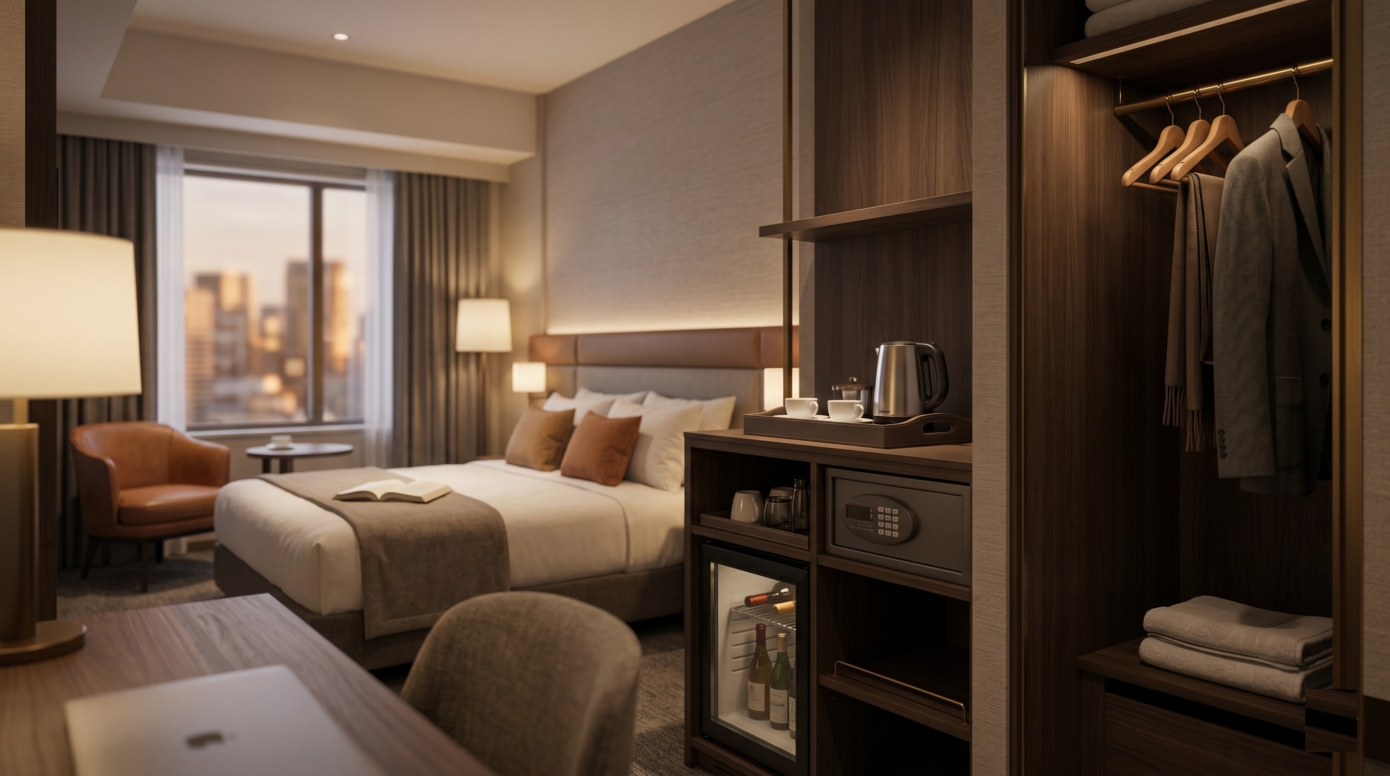 Que devrait-on toujours trouver dans une chambre d'hôtel ?