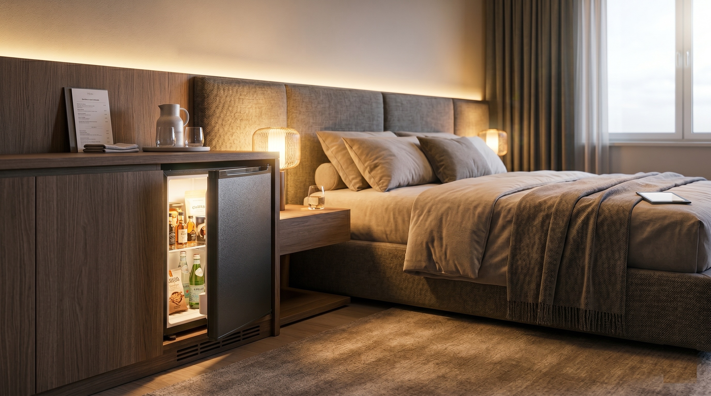 Combien coûte un minibar d'hôtel : prix, fourchettes de prix et facteurs qui l'influencent réellement ?