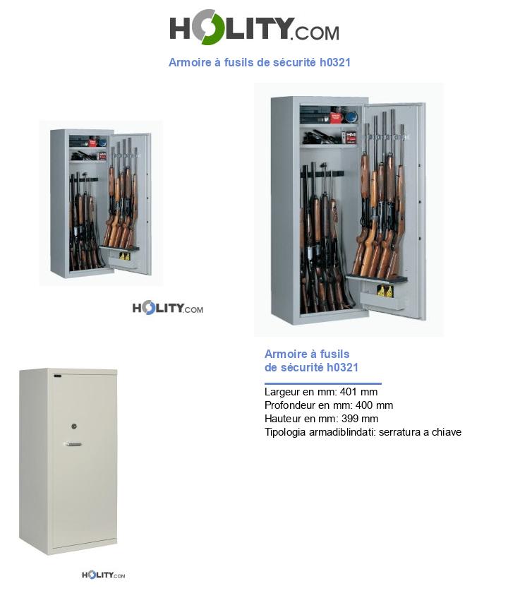 Armoire à fusils de sécurité h0321